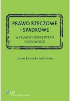 Okładka książki Prawo rzeczowe i spadkowe