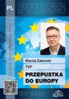 Okładka książki Przepustka do Europy
