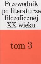 Okładka książki Przewodnik po literaturze filozoficznej XX wieku