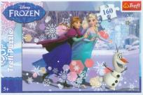 Okładka książki Puzzle 160 Frozen TREFL