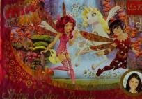 Okładka książki Puzzle 160 Shine Color Przy wodospadzie TREFL