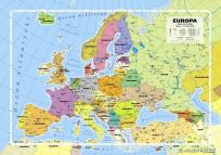 Opakowanie Puzzle 260 - Europa - mapa administracyjna MAXIM