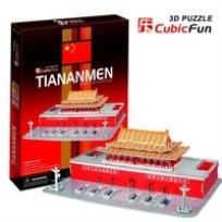 Okładka książki Puzzle 3D budowla tiananmen
