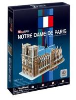 Okładka książki Puzzle 3D Katedra Notre Dame w Paryżu 40