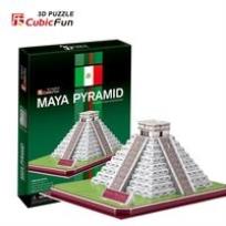 Okładka książki Puzzle 3D Maya Pyramid