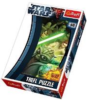 Okładka książki Puzzle 60 Clone Wars Joda TREFL