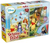 Opakowanie Puzzle dwustronne Kubuś Puchatek 2 w 1 48