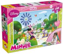 Opakowanie Puzzle dwustronne Myszka Miki 108 + mazaki