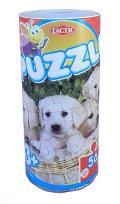 Opakowanie Puzzle w puszce 56 elementów Pies