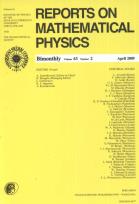 Opakowanie Reports on Mathematical Physics 63/2 2009