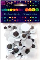 Okładka książki Ruchome oczka mix 75 szt