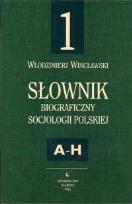 Okładka książki Słownik biograficzny socjologii polskiej