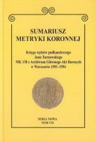 Opakowanie Sumariusz metryki koronnej tom VII
