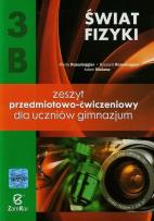Okładka książki Świat fizyki Zeszyt przedmiotowo-ćwiczeniowy Część 3B
