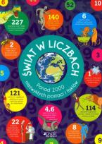 Okładka książki Świat w liczbach. Ponad 2000 niezwykłych postaci..