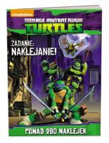 Okładka książki Wojownicze Żółwie Ninja. Zadanie: naklejanie!