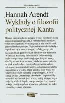 Okładka książki Wykłady o filozofii politycznej Kanta