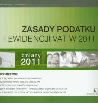 Okładka książki Zasady podatku i ewidencji VAT w 2011