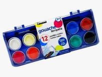 Opakowanie Zestaw farb goauche 12 kolorów