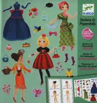 Opakowanie Zestaw naklejek i papierowych lalek - Moda