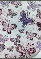 Opakowanie Zeszyt A5 w kratkę 80 kartek motyle