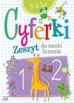 Okładka książki Zeszyt do nauki liczenia 5-6 lat - cyferki