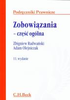 Okładka książki Zobowiązania część ogólna