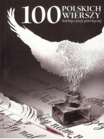 Okładka książki 100 polskich wierszy. Antologia poezji