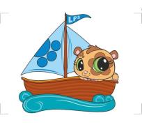 Opakowanie Dekoracja ścienna Chomik Littlest Pet Shop