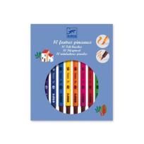 Opakowanie Flamastry dwustronne 10szt niebieskie