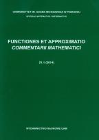 Opakowanie Functiones et approximatio commentarii mathematici 51.1