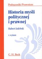 Okładka książki Historia myśli politycznej i prawnej