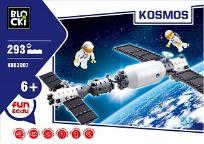 Okładka książki Klocki Blocki Kosmos Stacja kosmiczna 293 elementy