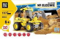 Okładka książki Klocki Blocki Na budowie Buldożer 117 elementów