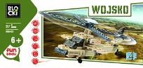 Okładka książki Klocki Blocki Wojsko Śmigłowiec bojowy 97 elementów