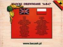 Opakowanie Klocki drewniane A,B,C