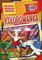 Okładka książki Kolorowanka - Przygody Koziołka Matołka ALEX