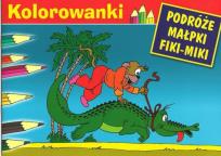 Okładka książki Kolorowanki (Fiki-Miki i krokodyl)