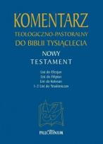 Okładka książki Komentarz teologiczno-pastoralny do Biblii Tysiąclecia
