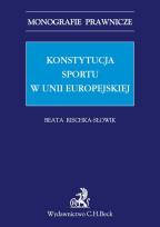Okładka książki Konstytucja sportu w Unii Europejskiej