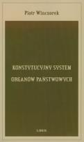 Okładka książki Konstytucyjny system organów państwowych