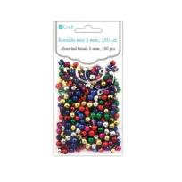 Okładka książki KORALIKI MIX 5 MM 350 SZT METALICZNE