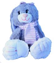 Opakowanie Królik Nina z szalem różowy 30 cm