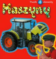 Okładka książki Książeczka z puzzlami - Maszyny FK