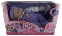 Opakowanie Lalka Julka Bobas 38 cm fioletowa