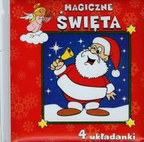 Okładka książki Magiczne Święta. 4 układanki
