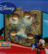 Okładka książki Mickey Mouse Clubhouse Moje pierwsze puzzle drewniane