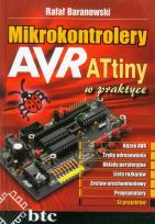 Okładka książki Mikrokontrolery AVR ATtiny w praktyce