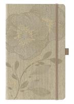 Opakowanie Notes A5 Ivory Duży kwiat beżowy