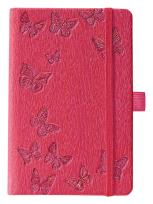 Opakowanie Notes A5 Ivory  Motyle różowy